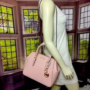 NWT Michael Kors Charlotte large Satchel Handbag